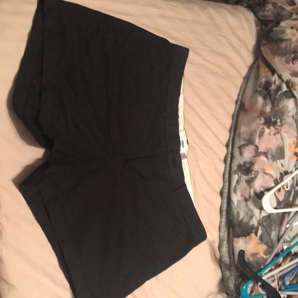Black Midi Shorts from Old Navy